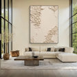 Textured Cream Embrace | Soft Void