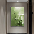Textured Verdant Layers | Sage Ivory