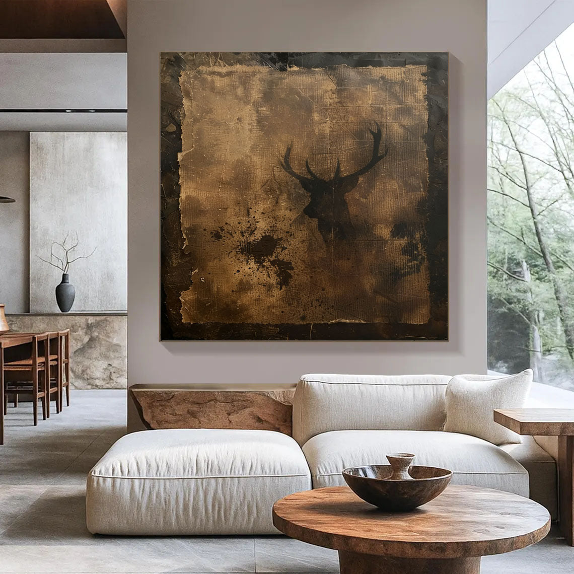 Worn Rustic Silhouette | Elk Shadow