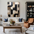 Textured Geometric Chic | Neutral Curve
