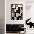 Textured Geometric Chic | Neutral Curve