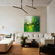 Green Minimalist Textured Wall Art #MT104