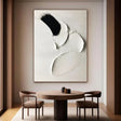 Black and White Minimalist Textured Wall Art #MT002
