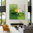 Green Minimalist Textured Wall Art #MT103