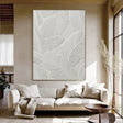 Textured Feather Grace | Ivory White