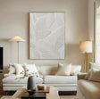 Textured Feather Grace | Ivory White