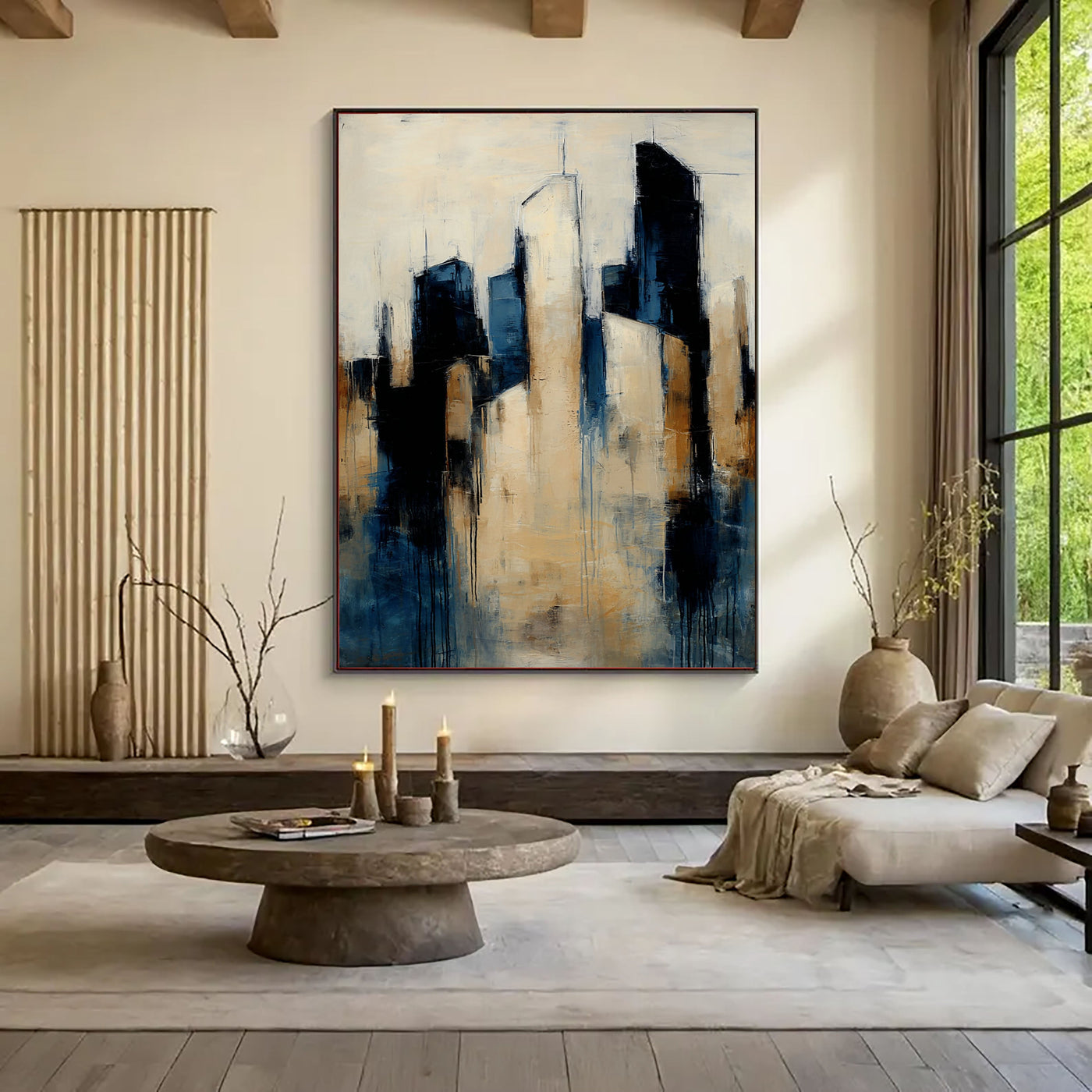 Textured Urban Reflections | Indigo Ivory
