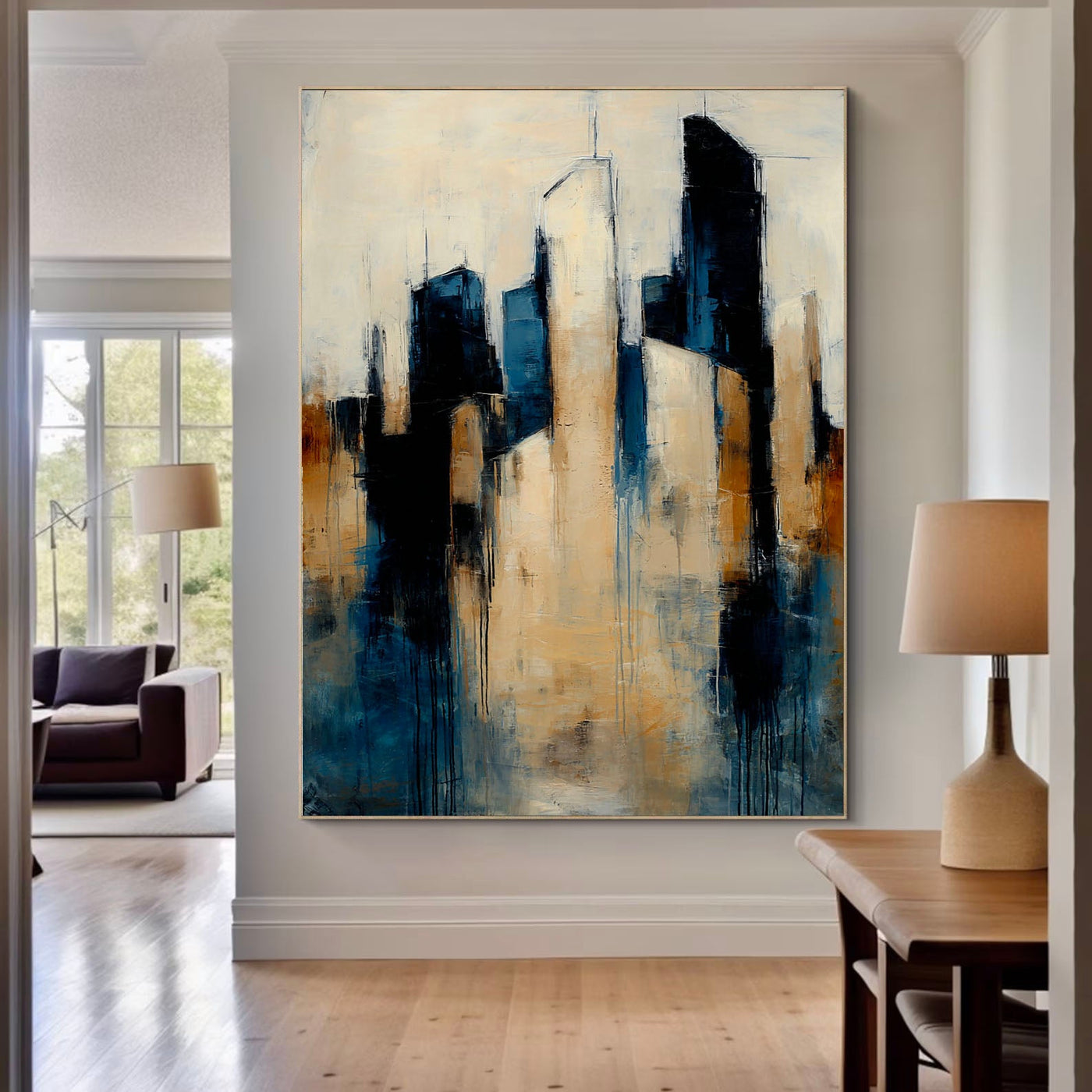 Textured Urban Reflections | Indigo Ivory