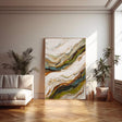 Textured Swirl Opulence | Earthy Hues