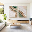 Earthy Textured Layers | Sage Green