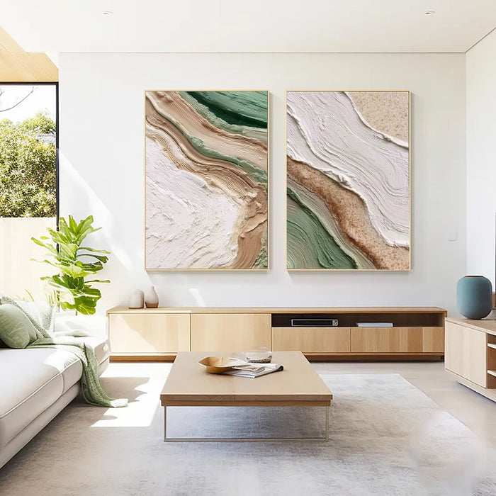 Earthy Textured Layers | Sage Green
