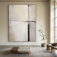 Textured Line Minimalism | Black Beige