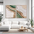 Earthy Textured Layers | Sage Green