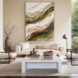 Textured Swirl Opulence | Earthy Hues