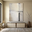 Textured Line Minimalism | Black Beige