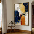 Textured Abstract Forms | Indigo Amber