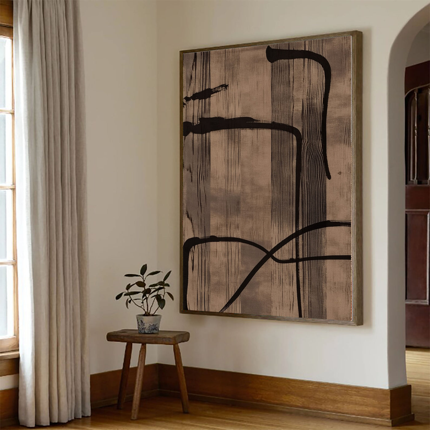 Bold Line Dynamics | Earthy Contrast