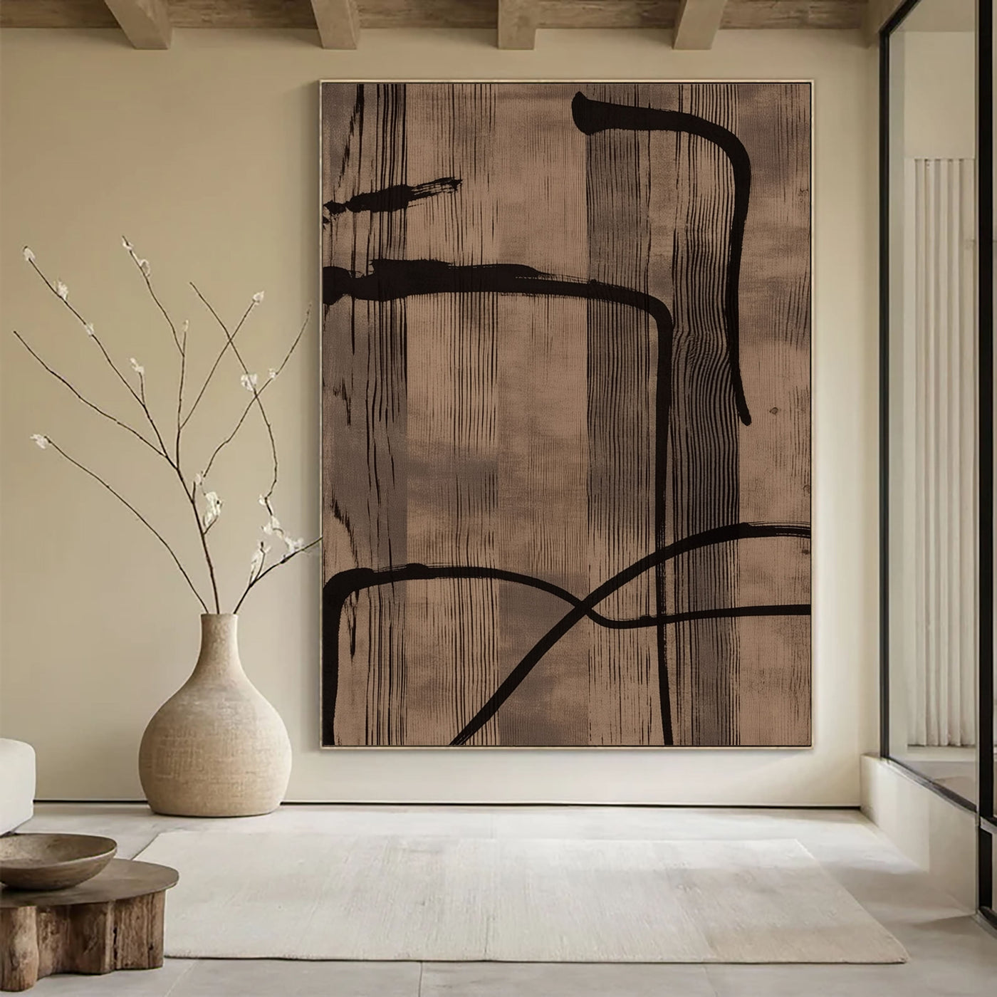 Bold Line Dynamics | Earthy Contrast