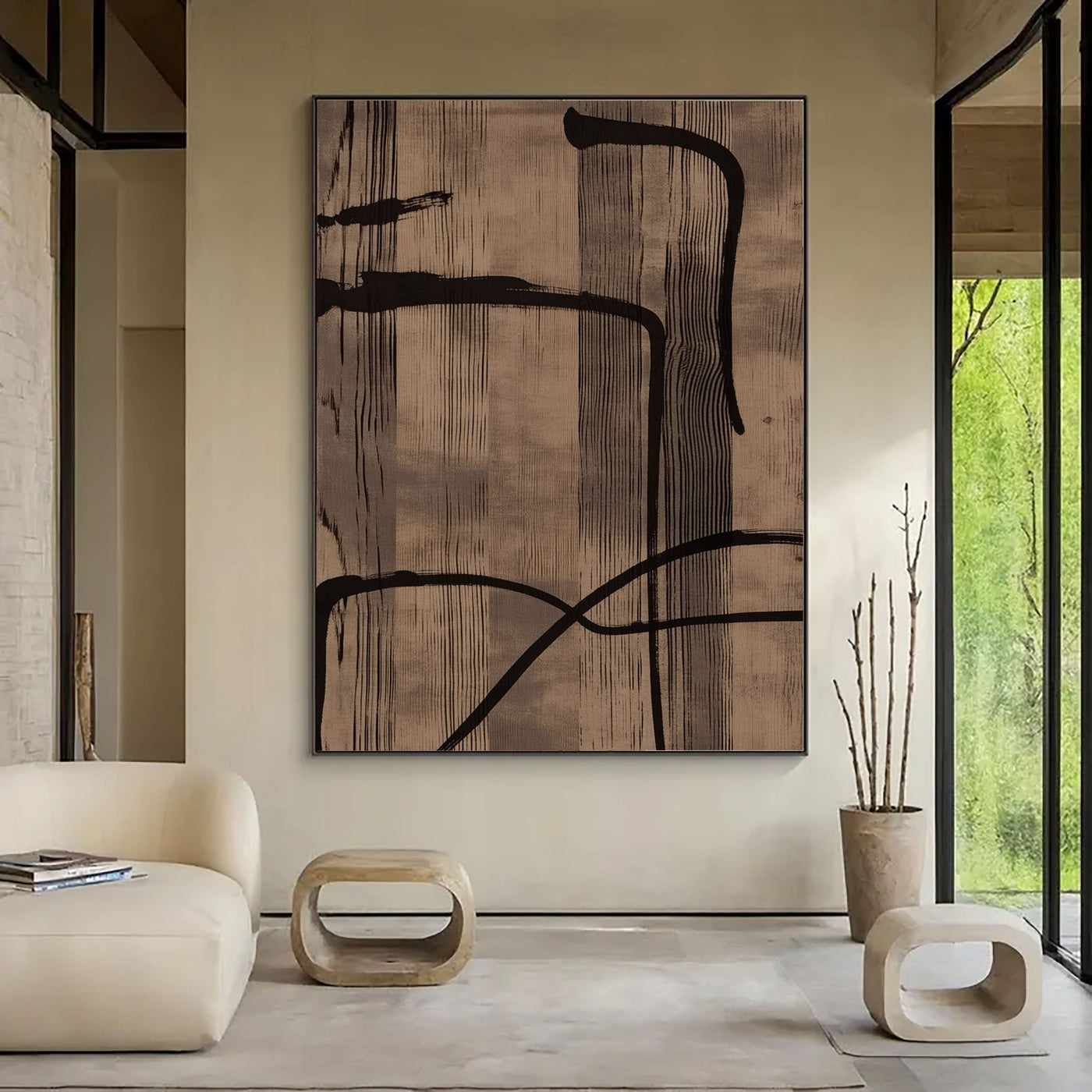 Bold Line Dynamics | Earthy Contrast