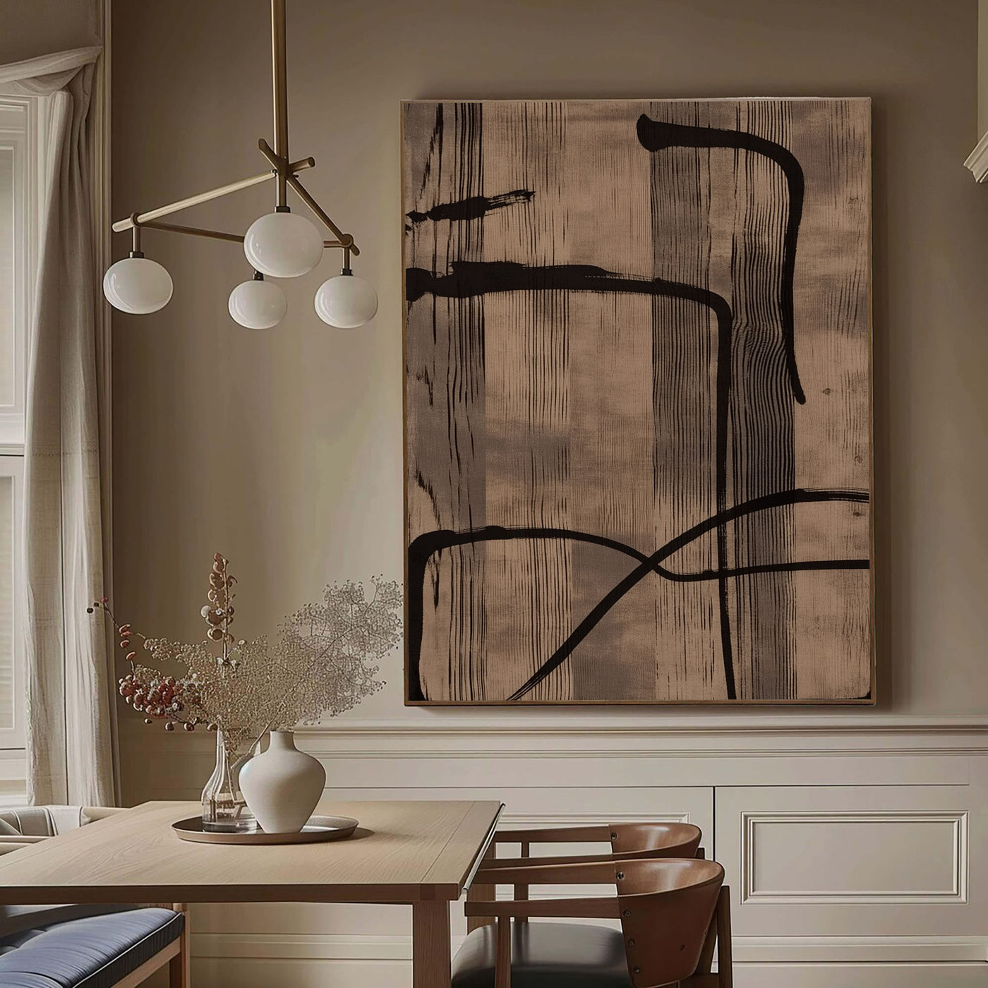 Bold Line Dynamics | Earthy Contrast