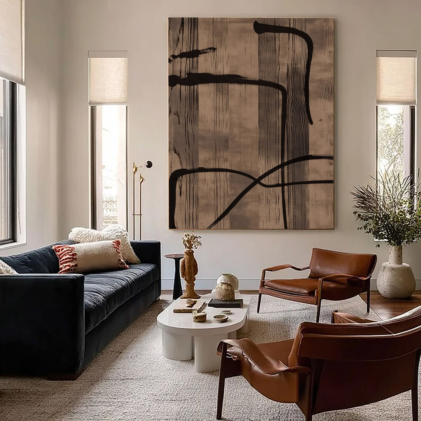 Bold Line Dynamics | Earthy Contrast