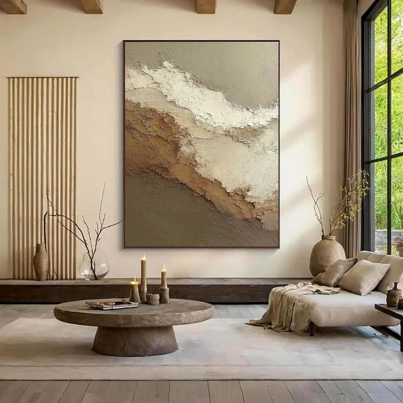 Textured Crackled Layers | Neutral Hues