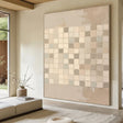 Neutral Grid Serenity | Mosaic Hues