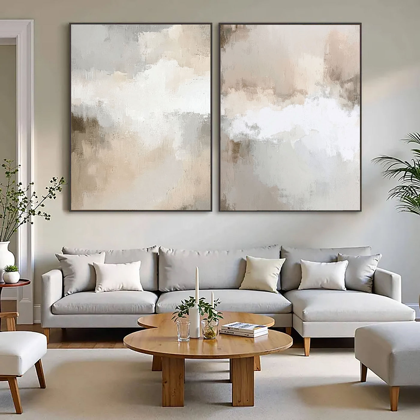 Ethereal Neutral Hues | Soft Clouds