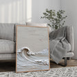 Textured Wave Splendor | Cream Crests