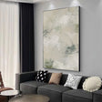 Serene Gestural Abstraction | Sage Hues