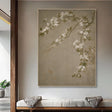 Textured Blossom Branches | Ivory Taupe