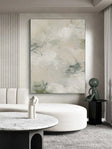 Serene Gestural Abstraction | Sage Hues