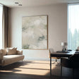 Serene Gestural Abstraction | Sage Hues