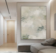 Serene Gestural Abstraction | Sage Hues