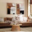 Earthy Tones Abstract | Bold Contrast