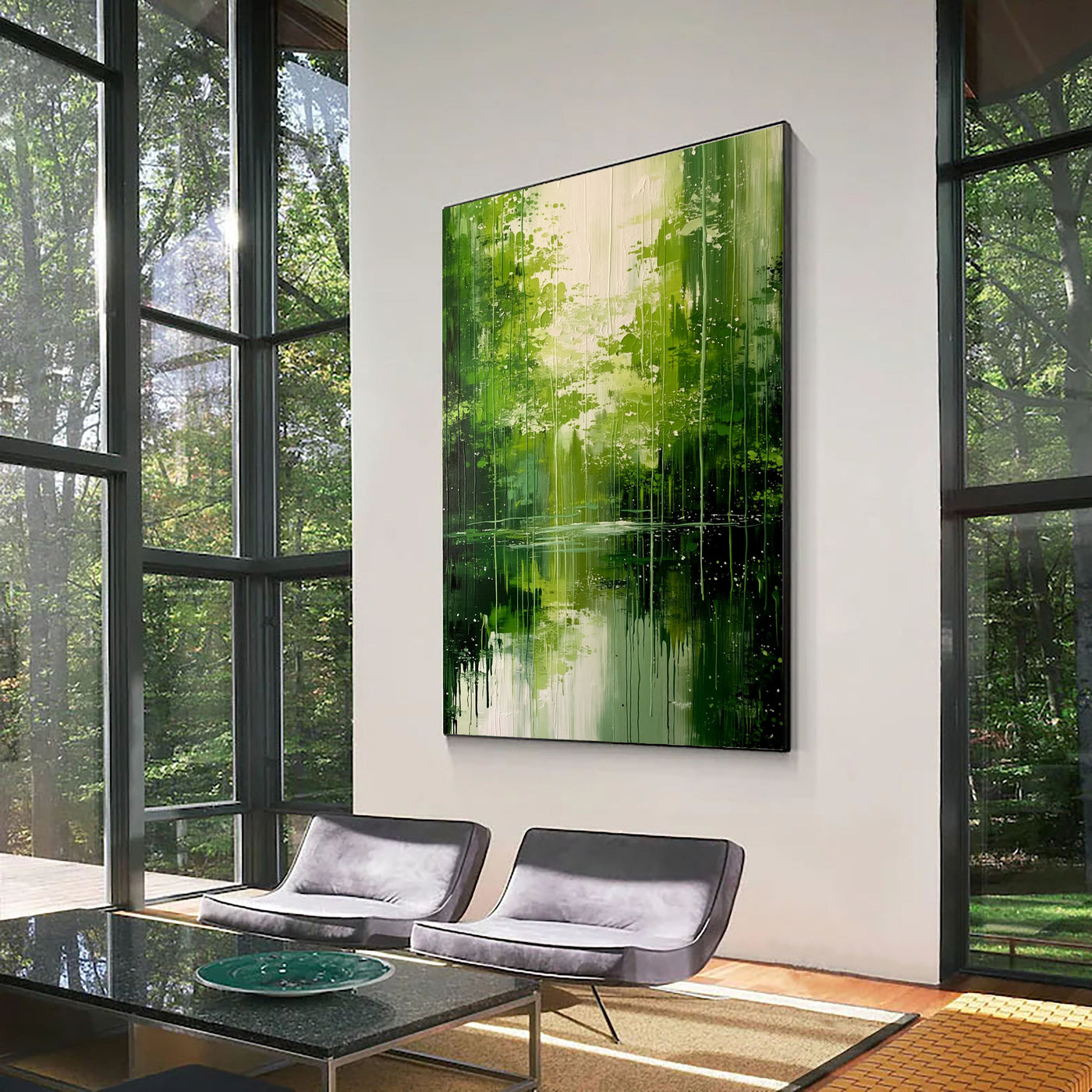 Lush Canopy Reflection | Emerald Waters