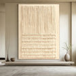 Woven Textured Minimalism | Cream Weave