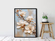 Sculpted Magnolia Grace | Cream Petal Bloom