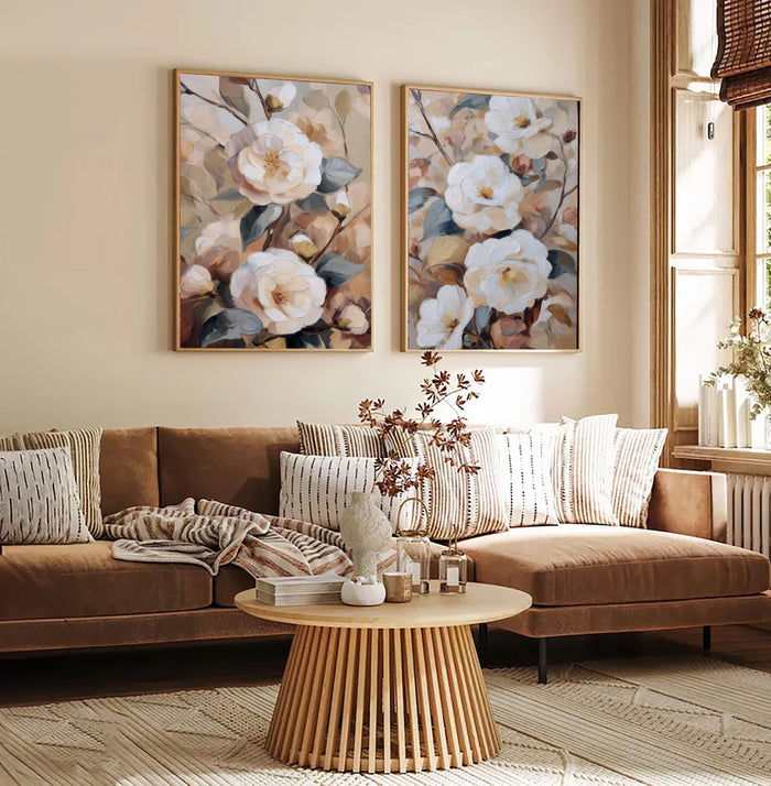 Elegant Floral Duo | Soft Blossoms