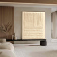 Woven Textured Minimalism | Cream Weave