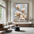 Sculpted Magnolia Grace | Cream Petal Bloom