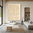 Woven Textured Minimalism | Cream Weave