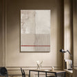 Textured Minimalist Contrast | Beige Lines