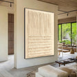Woven Textured Minimalism | Cream Weave