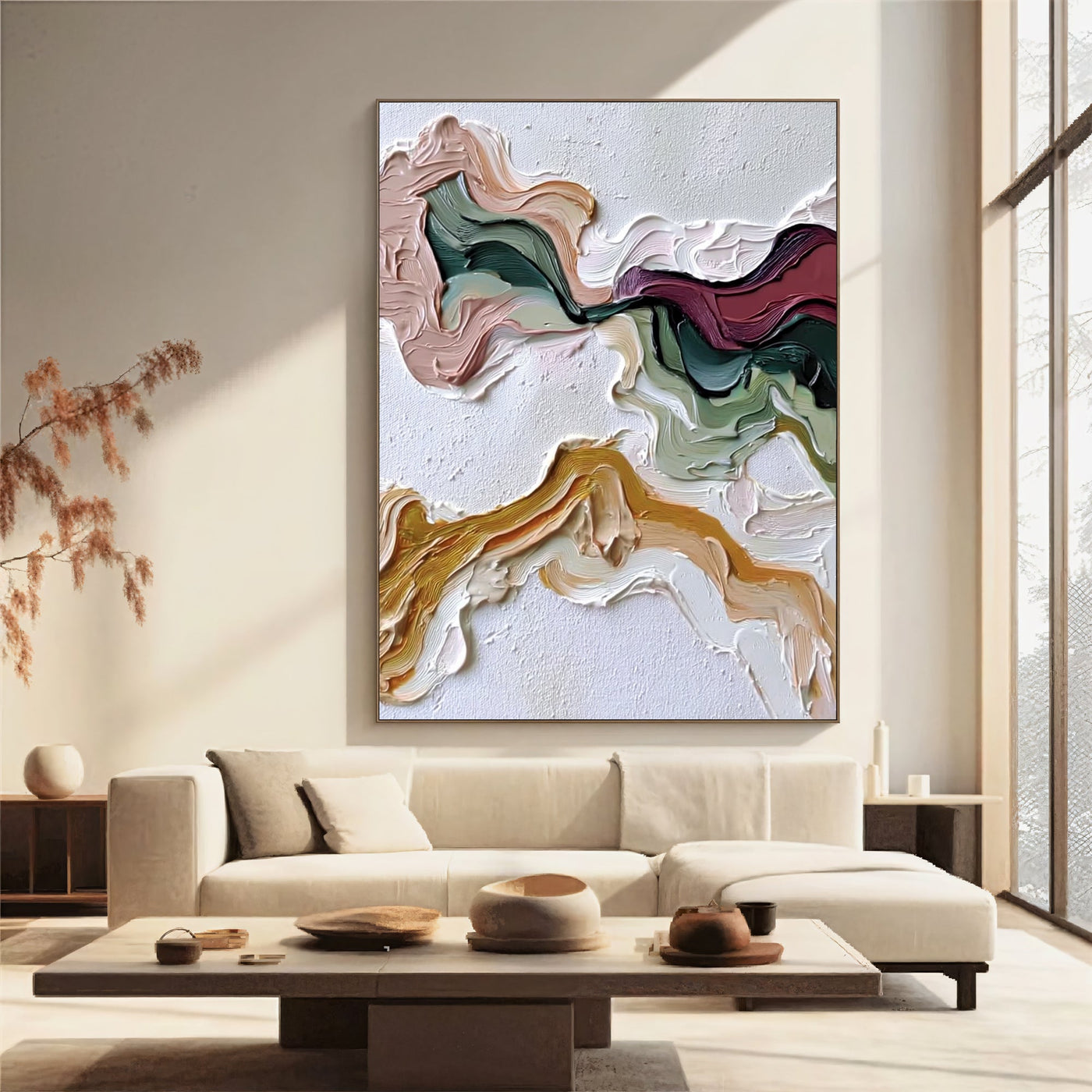 Textured Hue Opulence | Rich Swirls