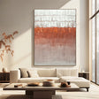 Textured Gradient Elegance | Rust Hues