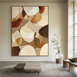 Textured Organic Harmony | Brown Beige