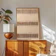 Textured Striped Serenity | Beige Fusion