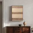 Textured Striped Serenity | Beige Fusion