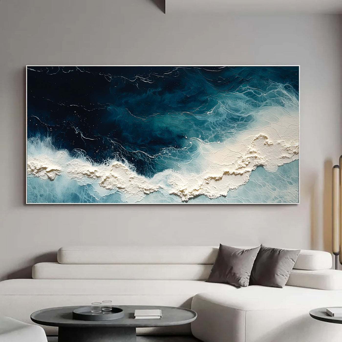 Oceanic Depth Motion | White Foam